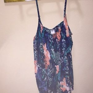 floral beach top